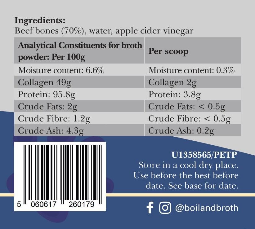 Bone Broth Powder Instructions